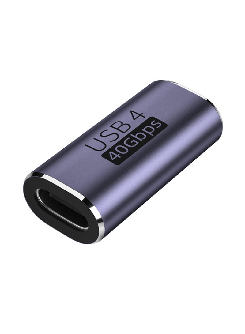 غنافوتو محول USB C من أنثى إلى أنثى، مقرنة USB C، موصل كابل USB C، موصل موسع كابل USB C، يدعم نقل 40 جيجابت في الثانية، شحن 100 واط، فيديو 8K/60 هرتز، متوافق مع Thunderbolt 4/3، MacBook Pro/Air والمزيد - Image 1
