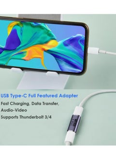 GNAFOTU USB C Female to Female Adapter, USB C Coupler, USB C Cable Extender Connector, Supports 40Gbps Transfer, 100W Charging, 8K/60Hz Video, Compatible with Thunderbolt 4/3, MacBook Pro/Air and More  - Image 3