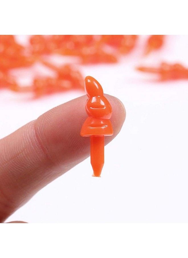 Teensery 100 Pcs Plastic Santa Claus Snowman Nose For Diy Craft Making  - Image 4