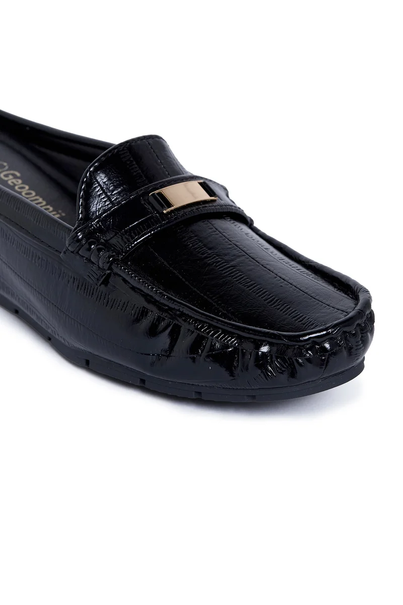 Geoomnii BLACK Geoomnii Closed Flat Shoes for Women – Comfortable Slip-On Ballet Flats for Office, Daily Wear & Casual Use for Women | Best Price UAE