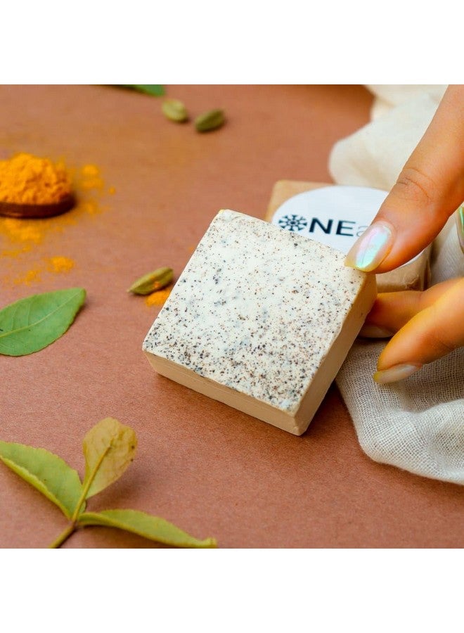 ONEarth Natural Exfoliating Soap Bar with Turmeric and Cardamom - Image 3