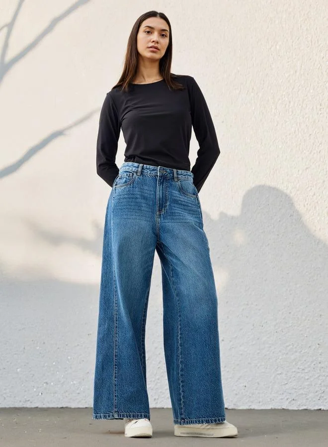 Splash FAV Ribbed T-shirt with Crew Neck