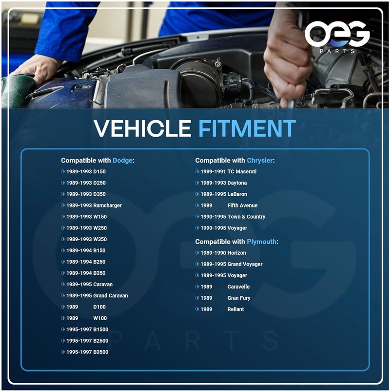 Parts Player OEG Parts New Windshield Wiper Motor Compatible with 1989-1993 Dodge Aries Daytona Diplomat Omni 4389132, 40-388, 40388, 601-300, 601300 - Image 4