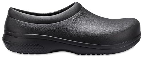 Crocs Unisex-Adult On The Clock Clogs, Slip Resistant Shoes, Black, 14 Women/12 Men - Image 5