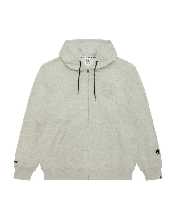 AAPE Moonface zip-up hoodie