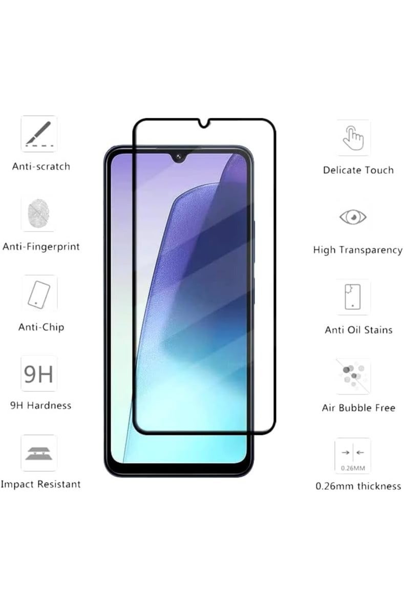 Denx Screen Protector For Xiaomi Redmi 14C Tempered Glass Screen Protector Full Screen Coverage HD Clarity Anti Shatter Scratch Proof Glass For Xiaomi Redmi 14C. - Image 2
