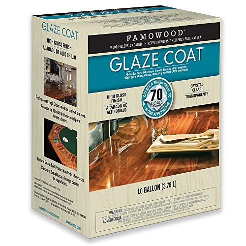 FamoWood 5050110 Glaze Coat Kit - Gallon Clear - Image 1