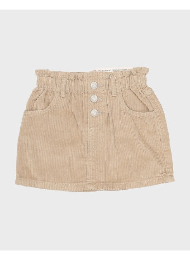 Zara Kids' Solid Color Large Pocket Cotton Comfortable Fashion Casual Cute Style Skirt - Image 1