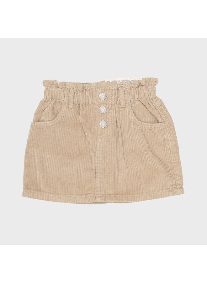 Zara Kids' Solid Color Large Pocket Cotton Comfortable Fashion Casual Cute Style Skirt - Image 2