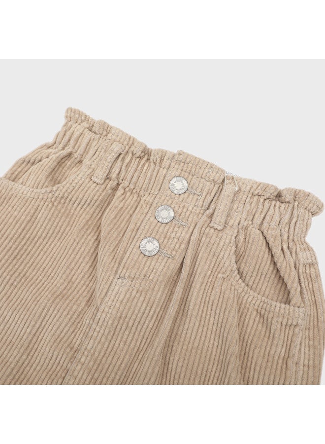 Zara Kids' Solid Color Large Pocket Cotton Comfortable Fashion Casual Cute Style Skirt - Image 4