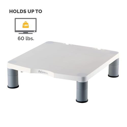 Fellowes Standard Monitor Riser (91712), Platinum/Graphite - Image 3
