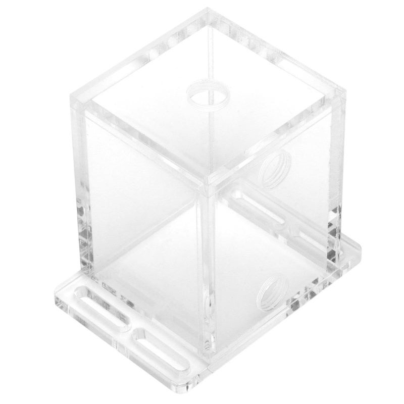 Acrylic Water Tank: 200ml Fully Transparent Strong Durable Water Cooler - G1/4 Interface Easy Installation Mini Tank for Computer CPU Water Cooling System - Image 1