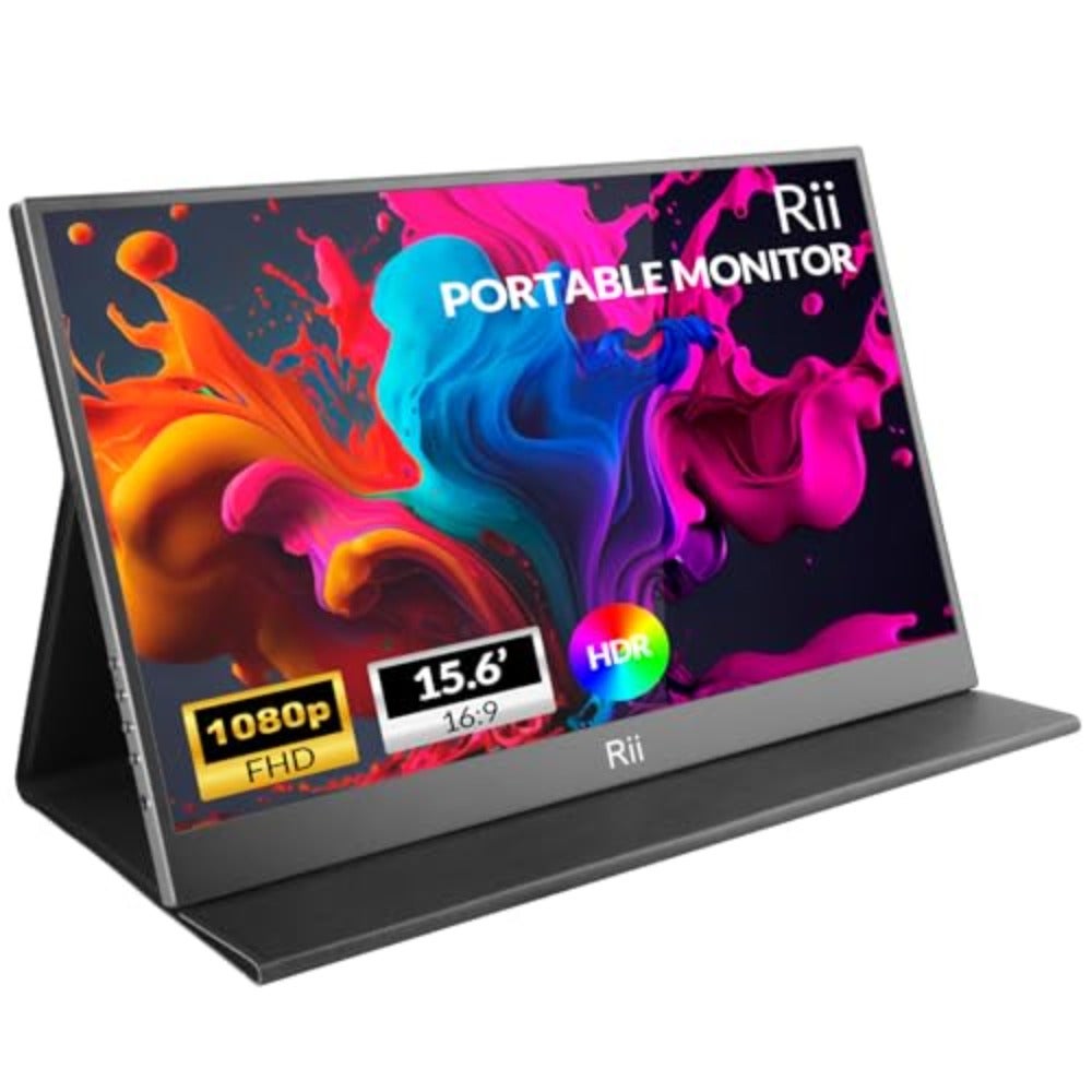rii Rii Portable Monitor 15 1080p Fhd Screen For Laptop And Gaming 15.6 inch Z89598531810B3FD448BCZ