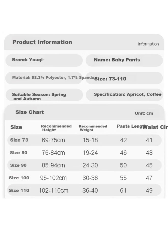 Youqi Girls' Pants Spring And Autumn Baby Long Pants Autumn Children's Fashion Casual Pants Infant Big Pants Toddler Autumn Pants - Image 4