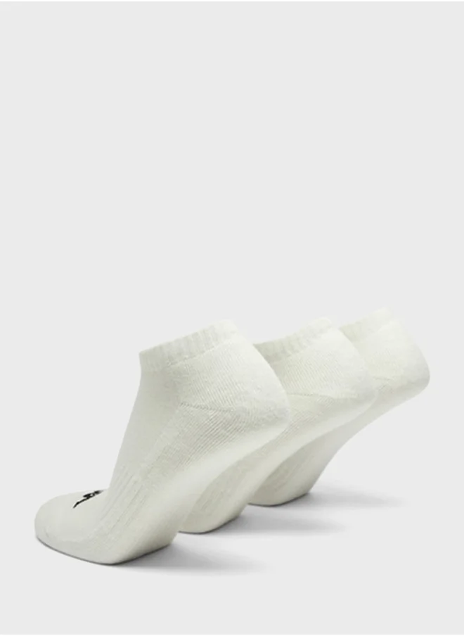 كابا 3 Pack Logo Ankle Socks