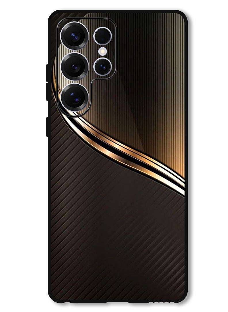 Theodor Protective Case Anti Scratch Shock Proof Bumper Cover For Samsung Galaxy S25 Ultra Steel Pattern - Image 1