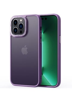 Ant iPhone 14 Pro 6.1" Protective Case, Frosted Phone Cover Scratch and Fingerprint Resistant Case (Dark Purple)  - Image 1