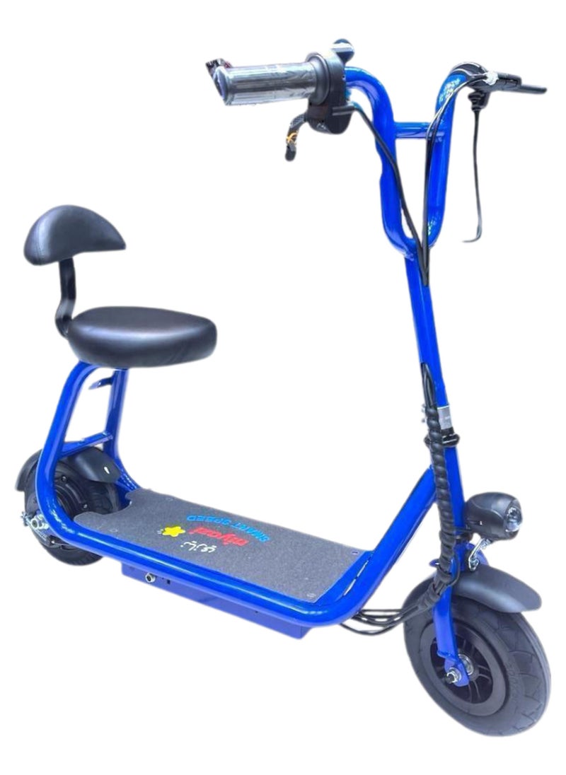 Niyazi Electric Scooter with Basket  for kids | Electric Scooter | Electric Scooter with Seat | Foldable Electric Scooter | 36 Voltage | 350W Motor | Front and Rear Lights | Storage Basket | 8-Inch Tires  - Image 2