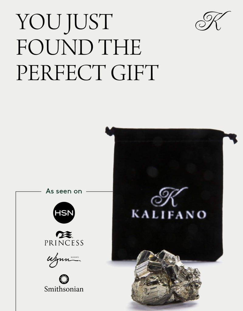 KALIFANO Natural Pyrite Cluster - High Energy Iron Piedra Pirita from Peru with Healing Properties (Information Card) Fools Gold Rock Reiki Crystal Used for Increased Willpower and Manifestation - Image 5