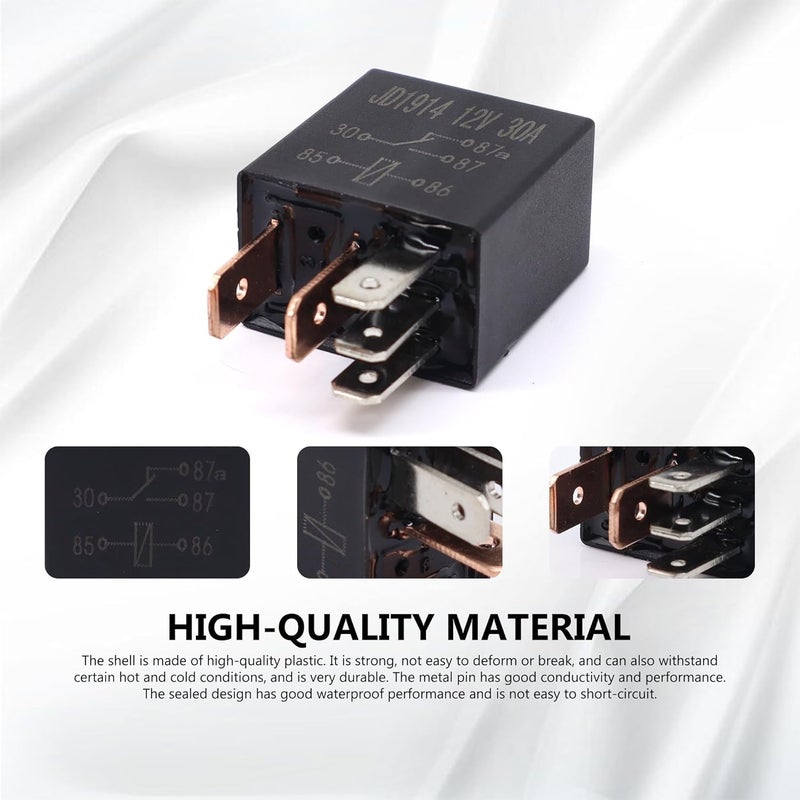 OXCANO 3PCS Fuel Pump Relay 12V 30A - Image 3