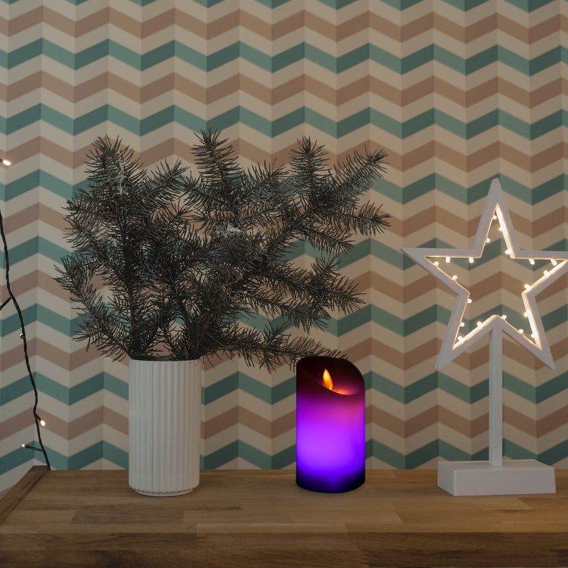2pcs Candle Lamps Flameless Candles Battery Operated Candles with - Image 2