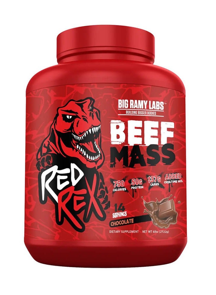 RED REX Big Ramy Labs Beef Mass Chocolate 8 Serbing 2722g