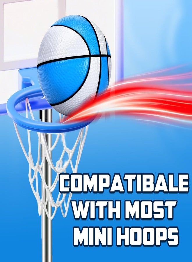Ynanimery 6 Pack Pool Basketball, Swimming Pool Rubber Basketball Toy for Kids and Adults, Great for Floating Water Basketball Hoops Toys Beach Pool Games Pool Party - Image 2