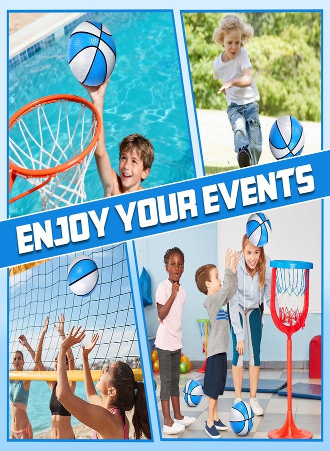 Ynanimery 6 Pack Pool Basketball, Swimming Pool Rubber Basketball Toy for Kids and Adults, Great for Floating Water Basketball Hoops Toys Beach Pool Games Pool Party - Image 5