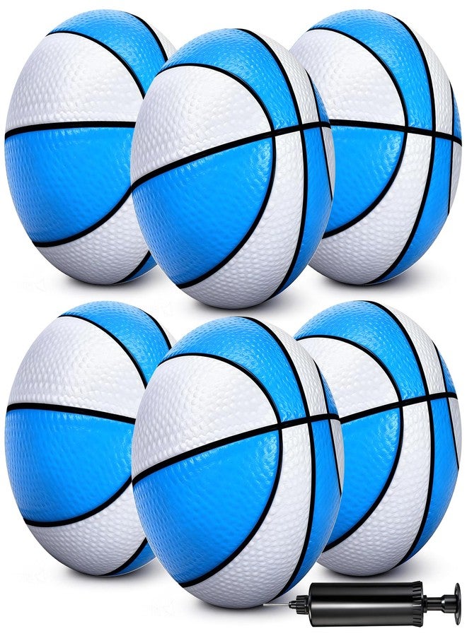 Ynanimery 6 Pack Pool Basketball, Swimming Pool Rubber Basketball Toy for Kids and Adults, Great for Floating Water Basketball Hoops Toys Beach Pool Games Pool Party - Image 1