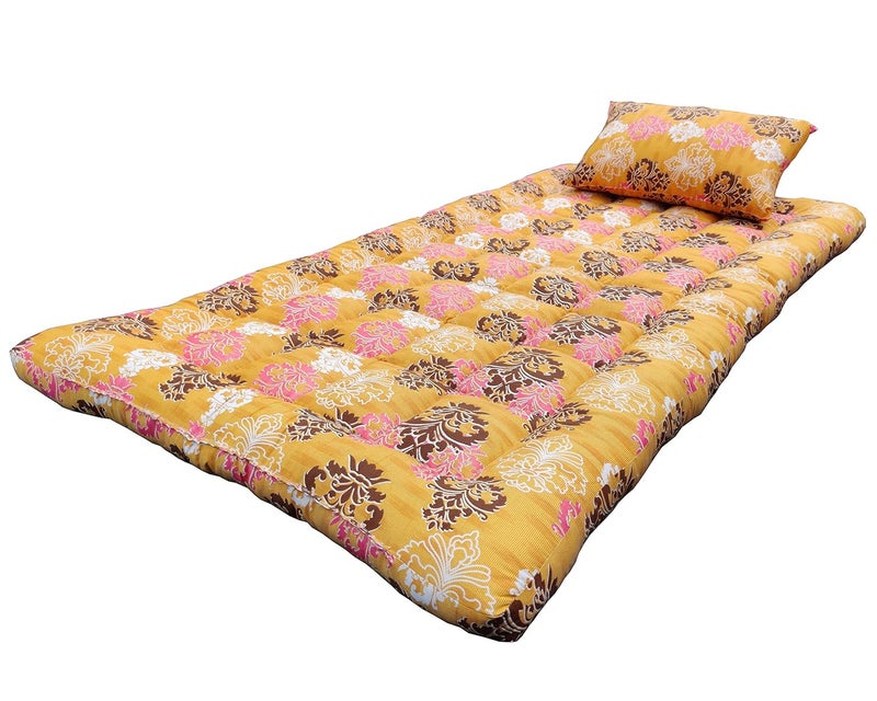 NIVEDHA MATTRESS Nivedha Mattress Organic Silk CottonKapokIlavam Panju Semal Soft Single Foldable Floor Bed Mattress 6 x 3 ft 72 x 36 x 3 Inches with 1 Pillow - Image 4