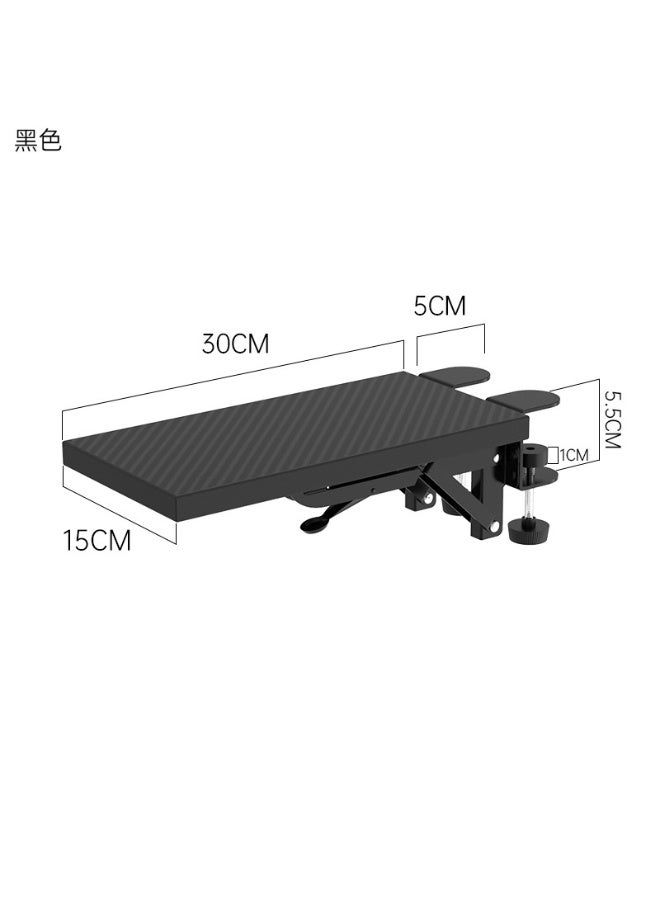 General Computer hand bracket table mouse pad wrist support punch-free arm bracket foldable keyboard flush elbow support  - Image 4
