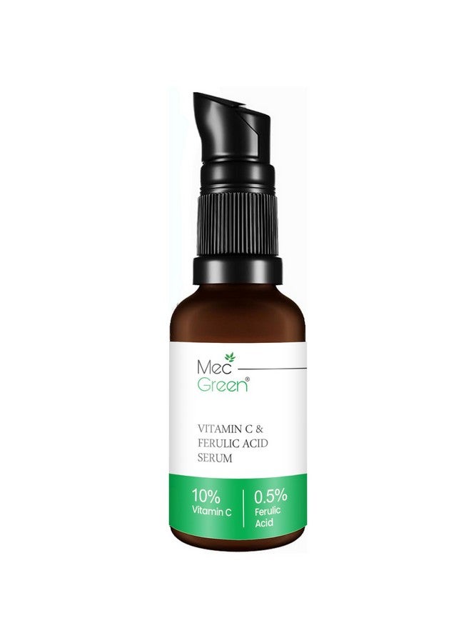 Mecgreen Vitamin C Face Serum for Skin Brightening and Anti-Aging with Hyaluronic Acid, Niacinamide, and Antioxidants - 5-in-1 Daily Repair Serum for Day and Night Use - 30ml - Image 1