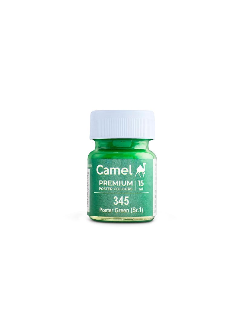 camel Camel Premium Poster Colour with Brush - 20 Shades (Multicolor)  - Image 5