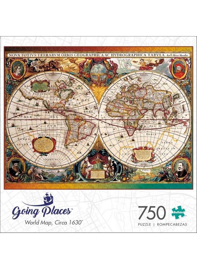 Buffalo Games Going Places World Map Circa 1630750 Piece Jigsaw Puzzle - Image 3