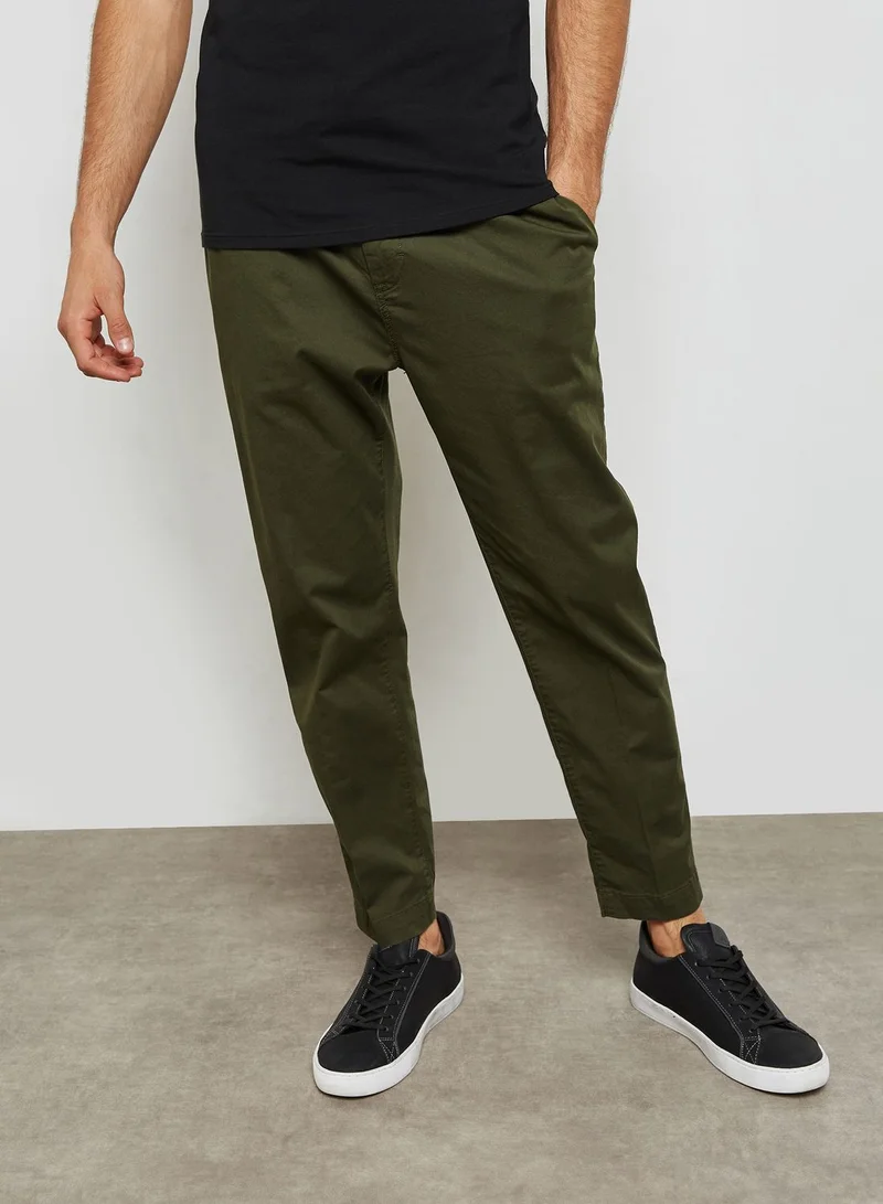 Calvin Klein Jeans Drawstring Slim Fit Chinos