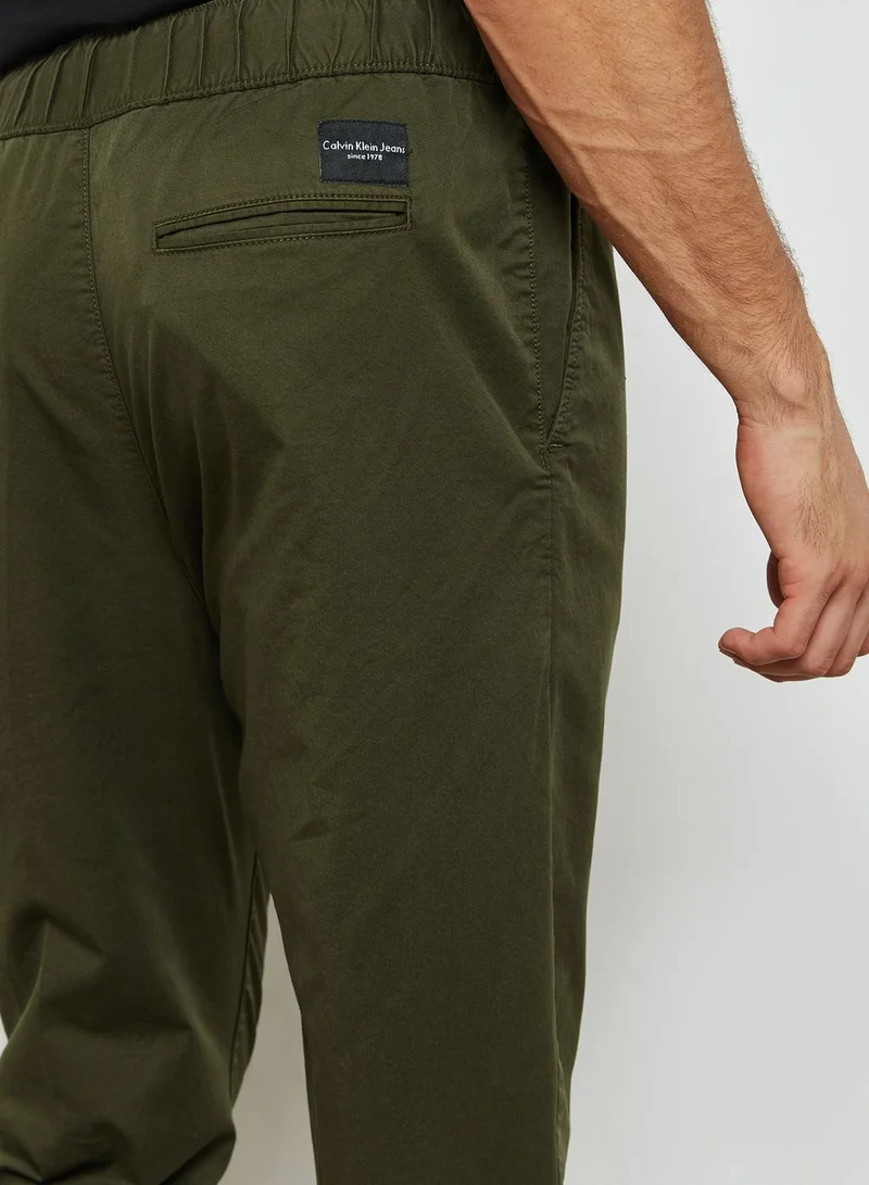 Calvin Klein Jeans Drawstring Slim Fit Chinos