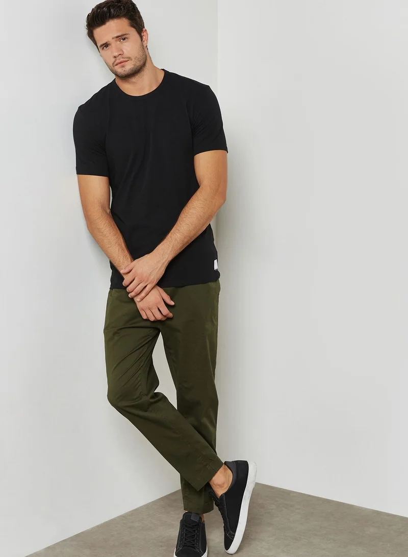 Calvin Klein Jeans Drawstring Slim Fit Chinos