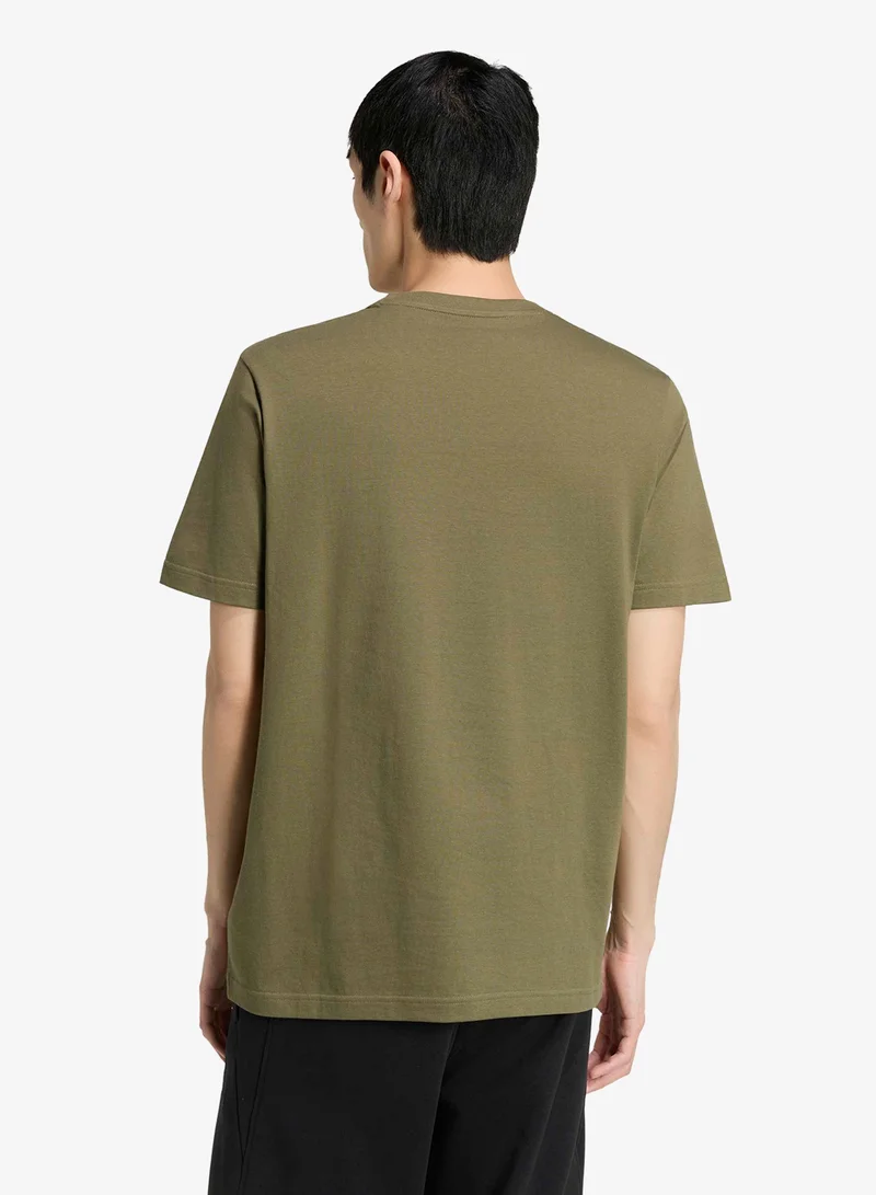 Adidas 3-Stripes Camo Logo Graphic T-Shirt