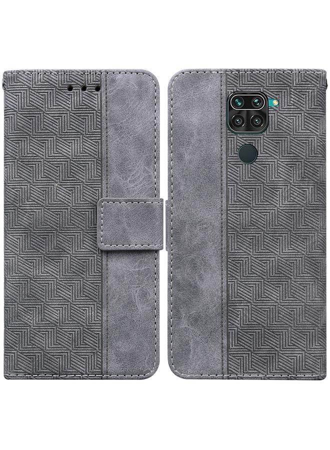 إيروريكس جراب لهاتف Xiaomi Redmi Note 9 / 10X 4G جراب هاتف جلدي منقوش هندسيًا - Image 1