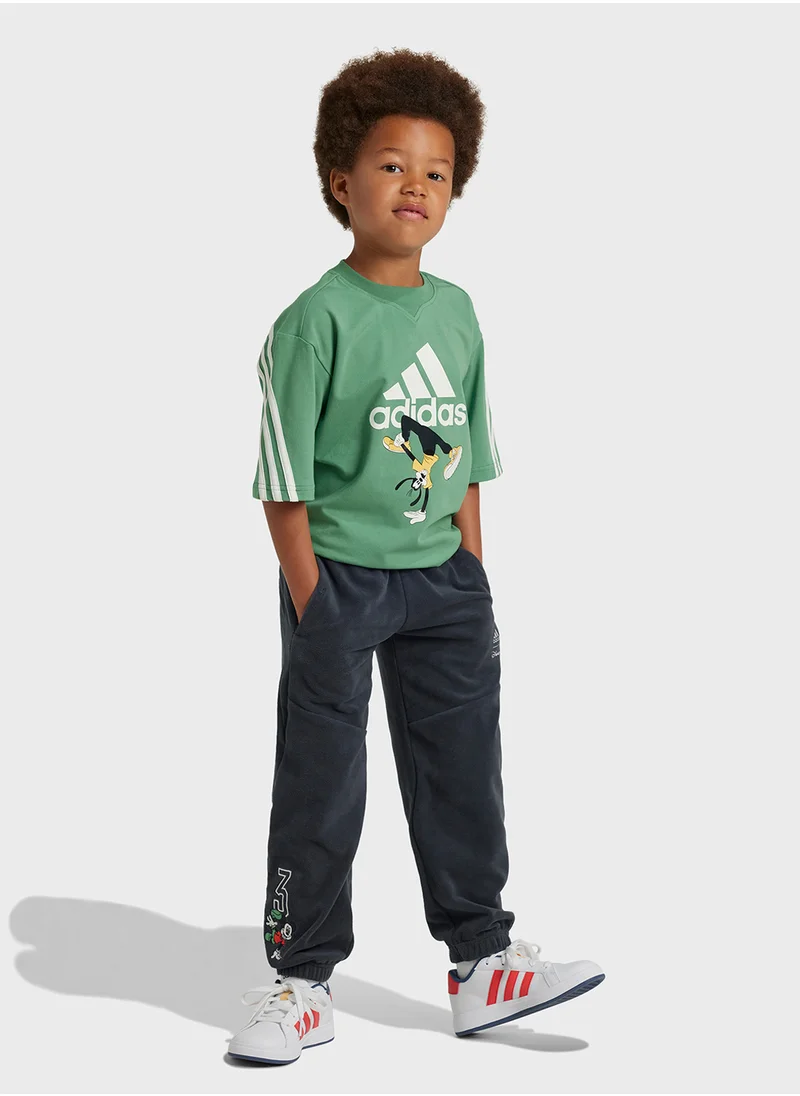 اديداس Kids Disney Mickey Mouse Sweatpants