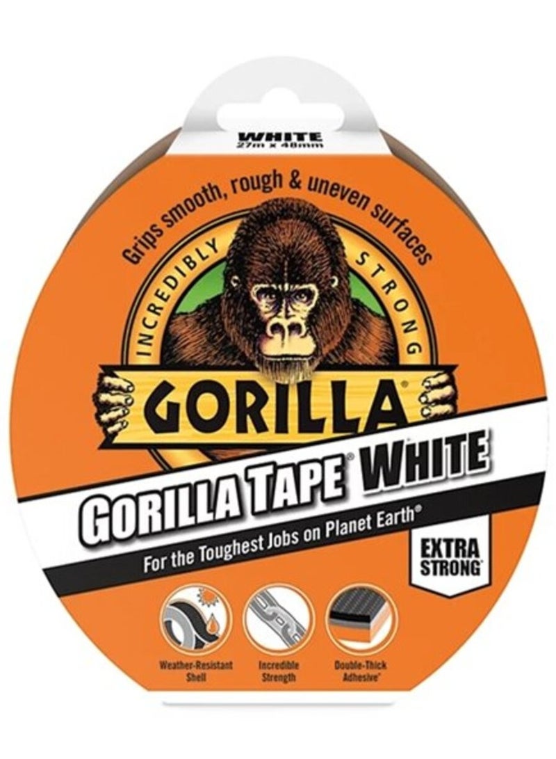 GORILLA TAPE WHITE 27MX48MM - Image 1