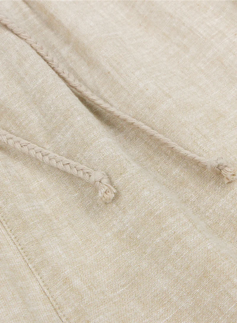 GIORDANO  Women's Wide Leg Linen-Viscose Pants for Women | Best Price UAE