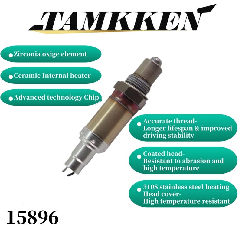 TAMKKEN 15896 Oxygen O2 Sensor for Various GM Models 2001-2005 - Image 2