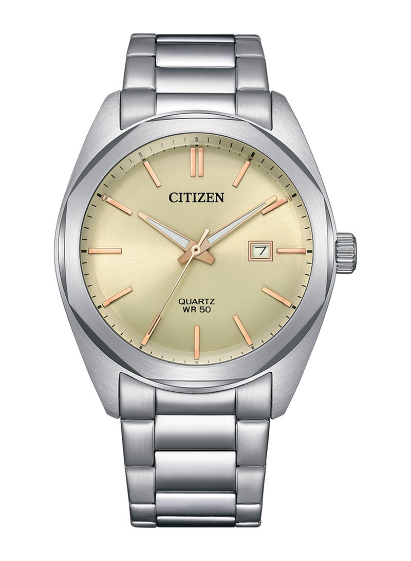 CITIZEN ساعة يد رجالية أنالوج دائرية الشكل من الفولاذ المقاوم للصدأ BI5110-54B - 41 مم - Image 1