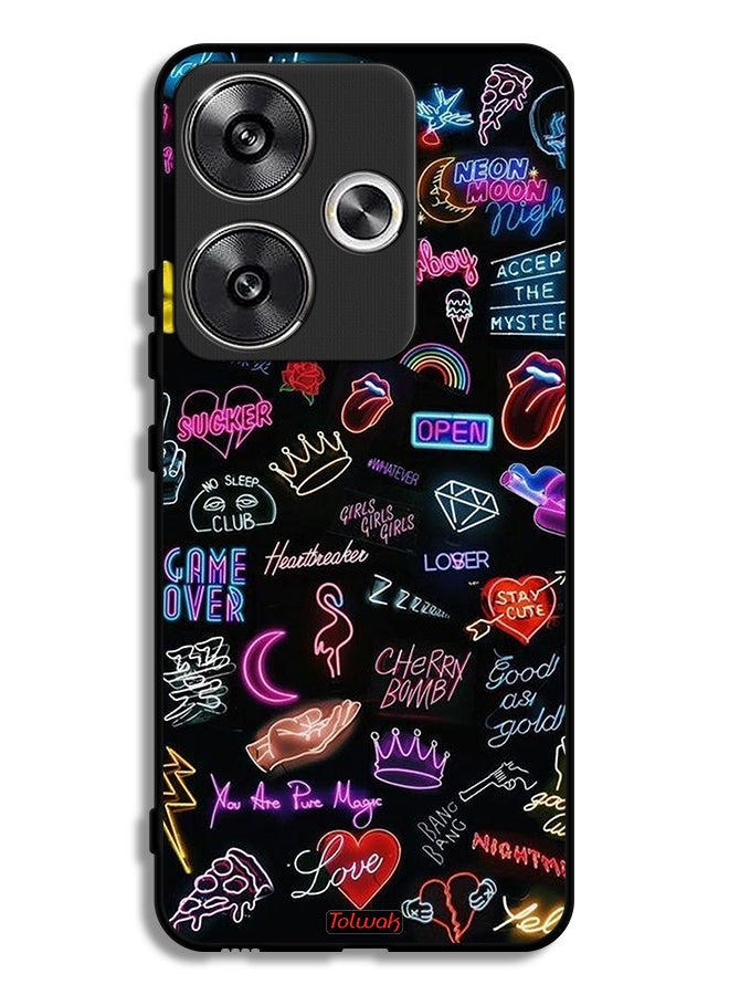 Tolwak Xiaomi Poco F6 5G Protective Case Cover Accept The Mystery - Image 1