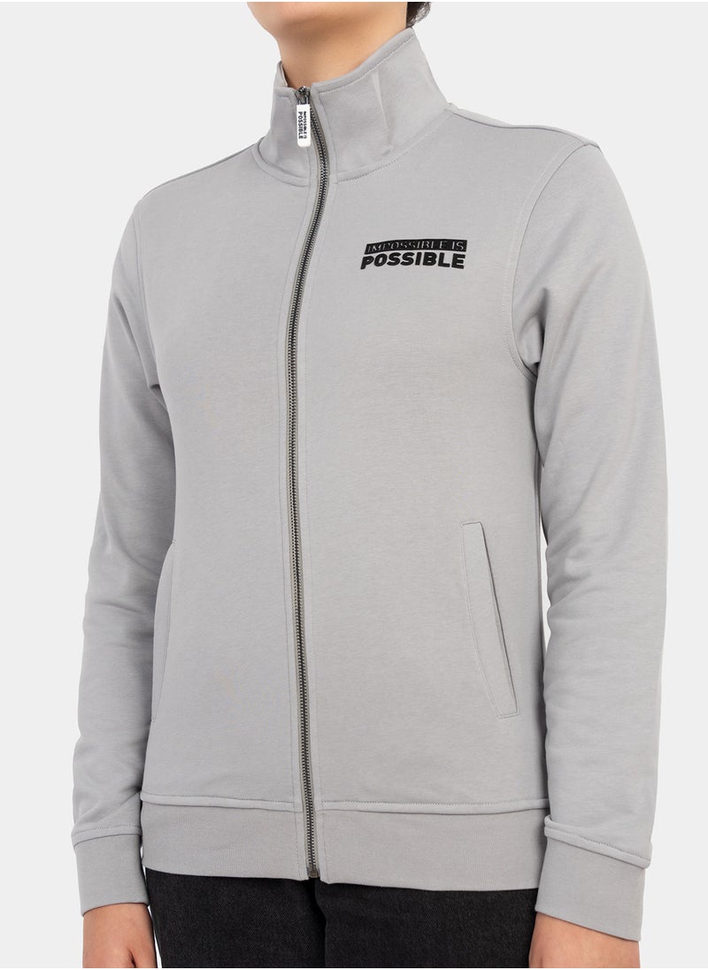 IMPOSSIBLE IS POSSIBLE Full Zip Sweat Jacket  - Image 1