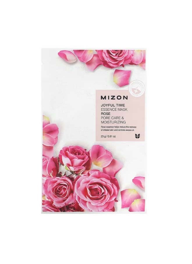 MIZON Joyful Time Essence Beauty Mask Rose 1 Sheet 0.81 oz 23 g  - Image 1