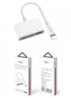 GS12 Lightning to USB OTG Adapter for iPhone and iPad, High-Speed Data Transfer with Plug & Play Compatibility for Flash Drives, Keyboards, Cameras, and More, Compact and Durable Design