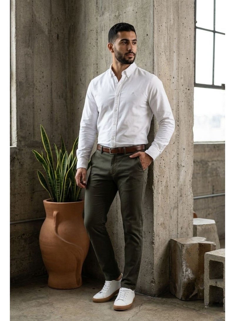 Hikes Men’s Premium Cotton Shirt – Soft Breathable Fabric, Classic Slim Fit Casual & Formal Wear - Image 2