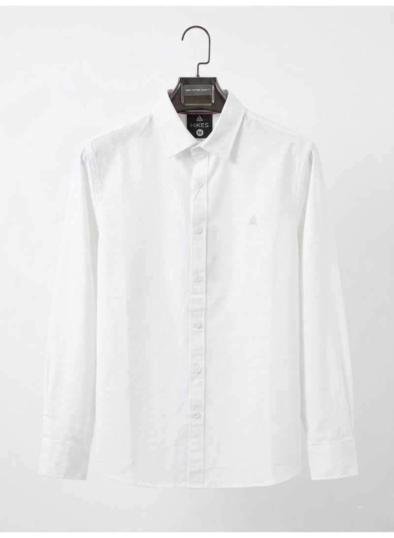 Hikes Men’s Premium Cotton Shirt – Soft Breathable Fabric, Classic Slim Fit Casual & Formal Wear - Image 5